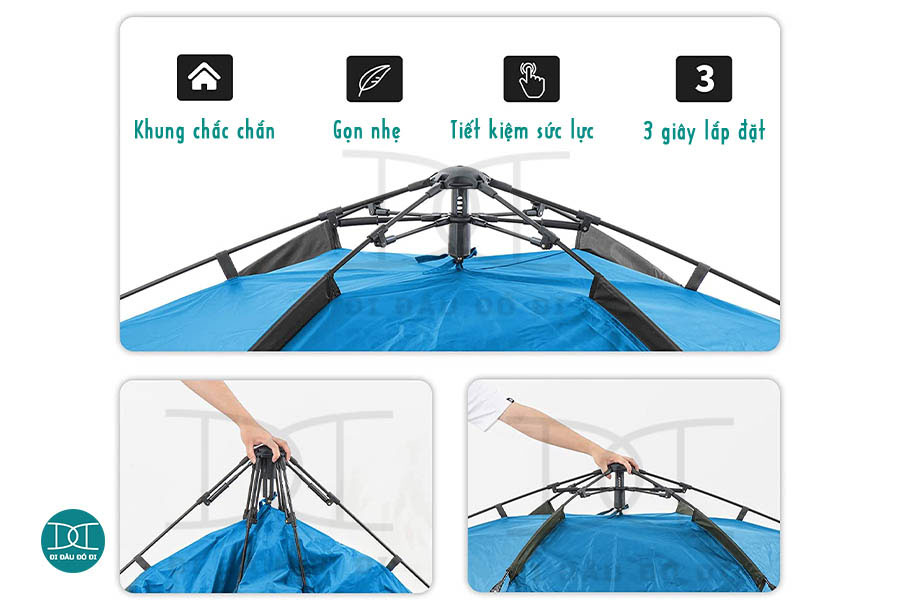 Cách Xếp Lều Tự Bung Đơn Giản, Nhanh Chóng Gallery 1