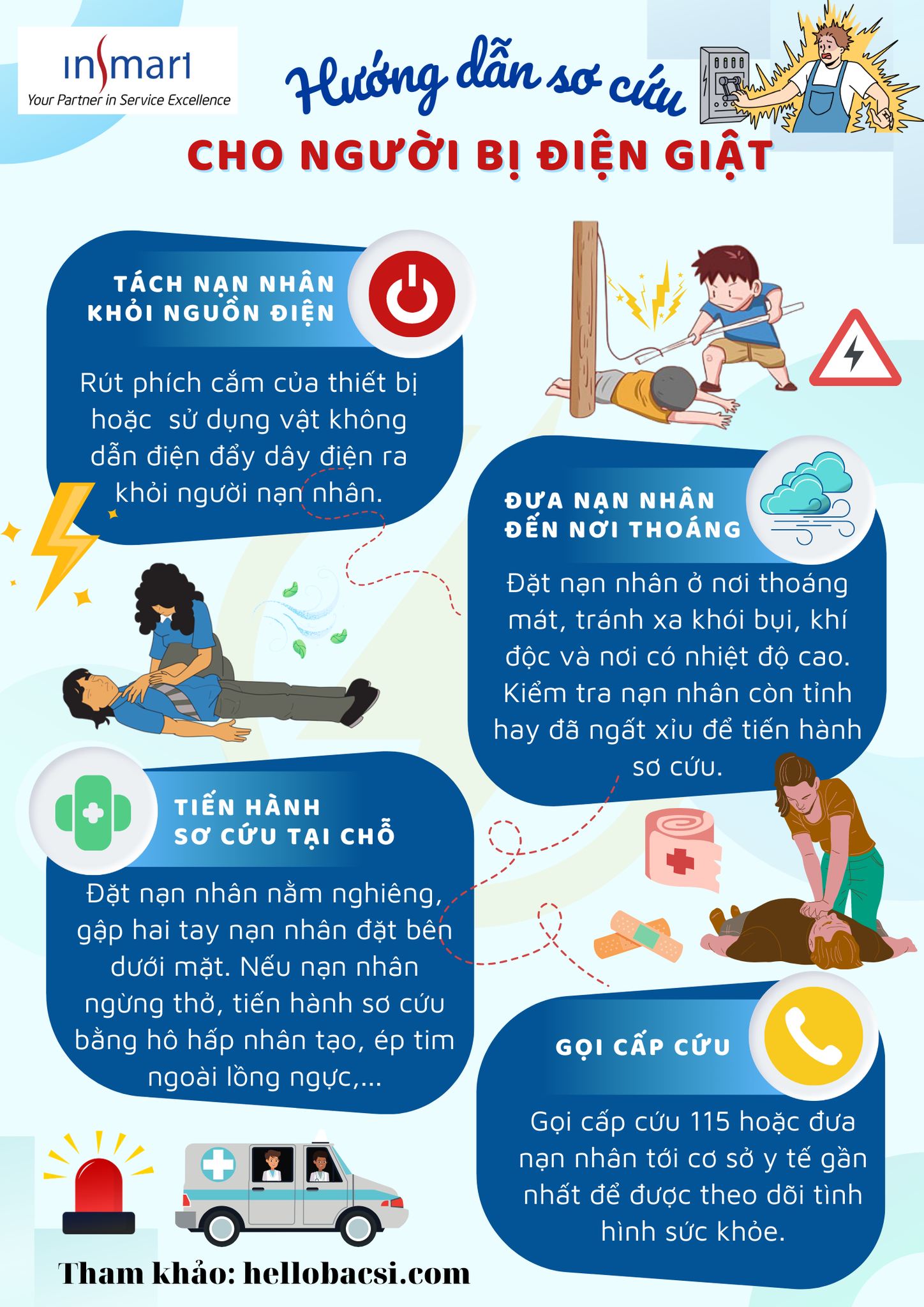 Khi phát hiện người bị điện giật ta phải làm gì đầu tiên? Gallery 1