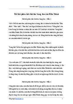 Mở Bài Sang Thu Hay Và Ấn Tượng Gallery 1