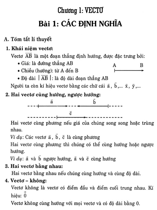 Hình học lớp 10: Tổng hợp kiến thức và bài tập Gallery 1