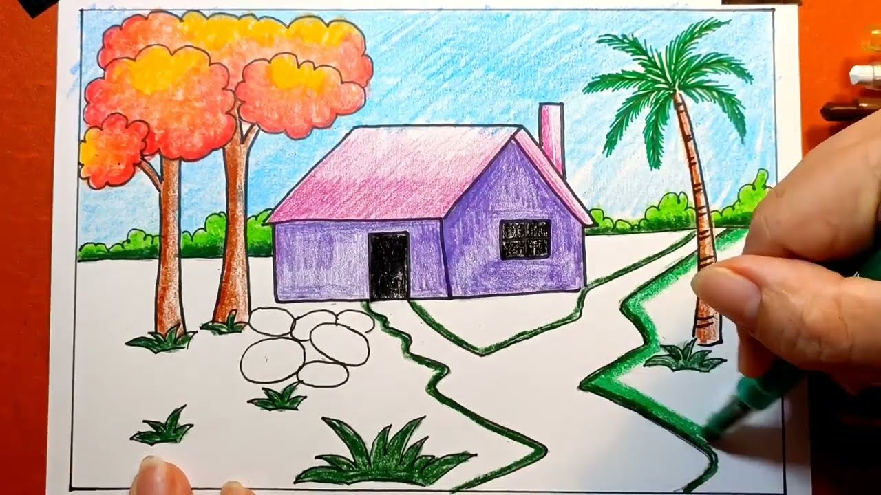 Ngôi nhà trong tranh mỹ thuật lớp 7 Gallery 1