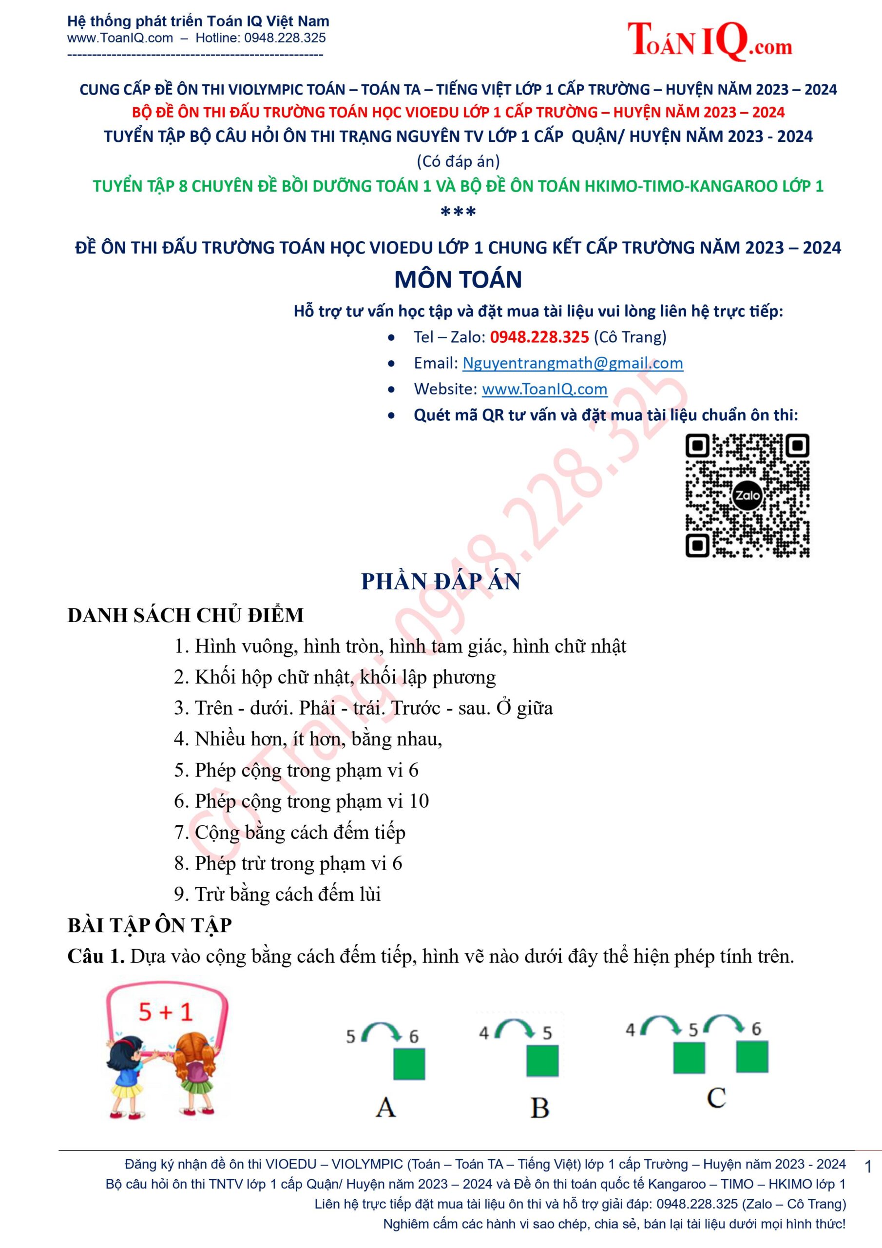 Đề Thi VioEdu Lớp 1: Tổng Hợp Kiến Thức Và Bài Tập Gallery 1
