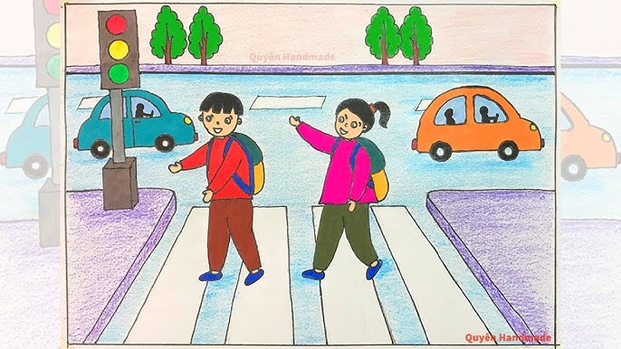 Vẽ tranh về An toàn giao thông lớp 7: Ý tưởng và hướng dẫn Gallery 1