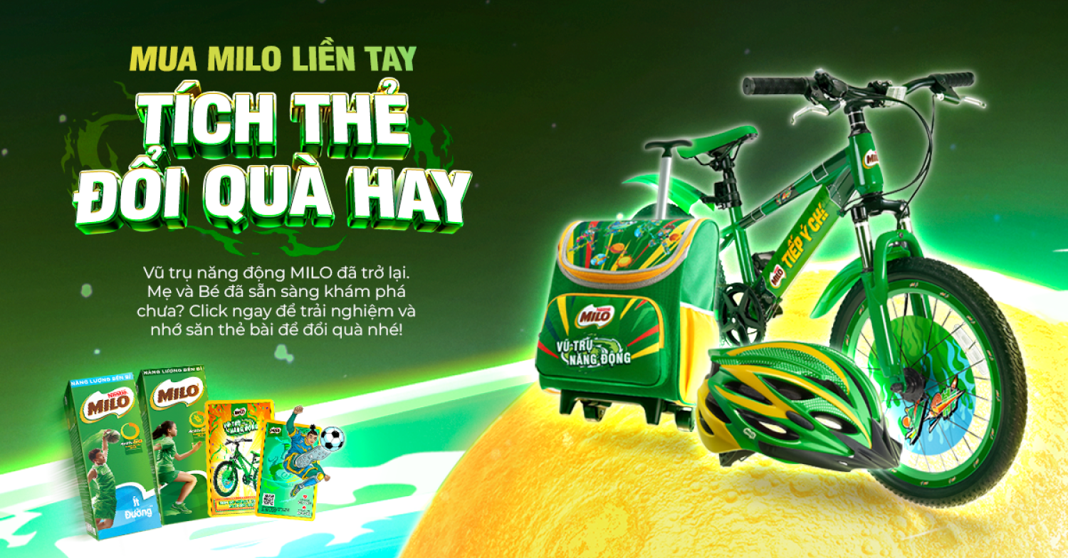 Chương trình khuyến mãi Milo mới nhất