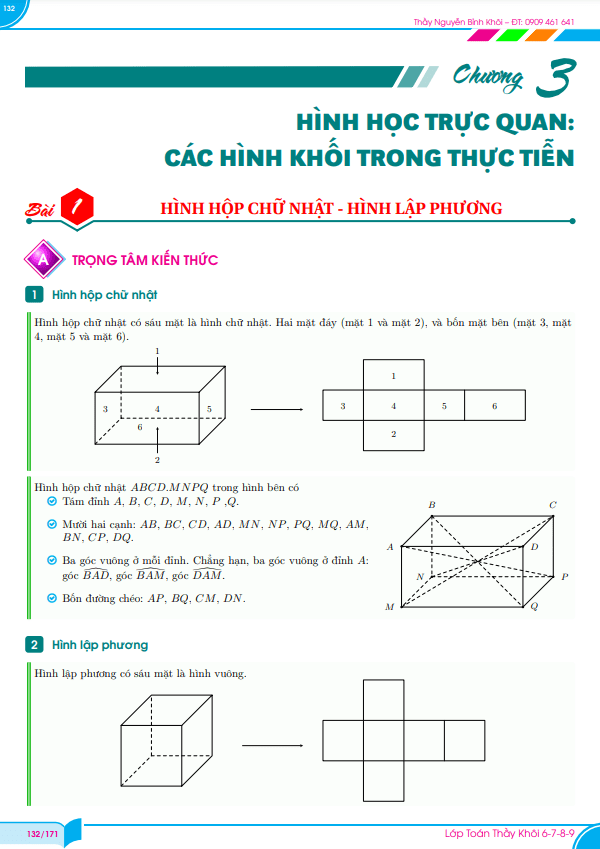 Hình học không gian lớp 7 Gallery 2