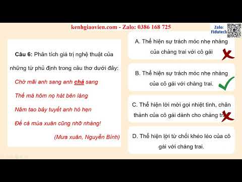 Câu khẳng định, phủ định trong tiếng Việt Gallery 1
