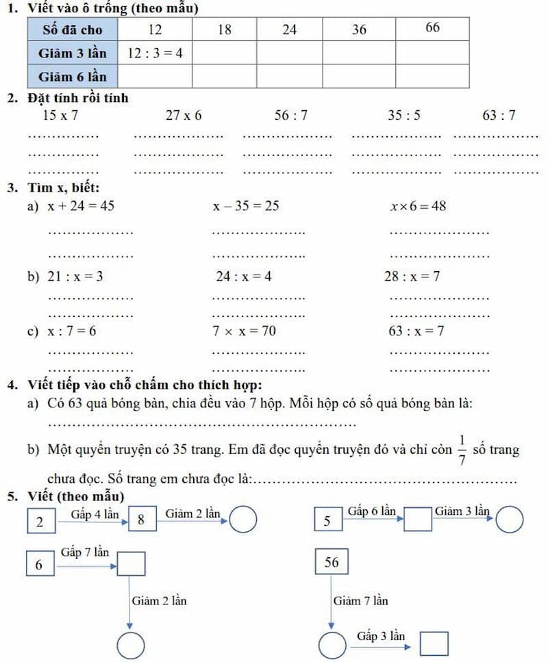 Các Dạng Toán Nâng Cao Lớp 3 Gallery 2