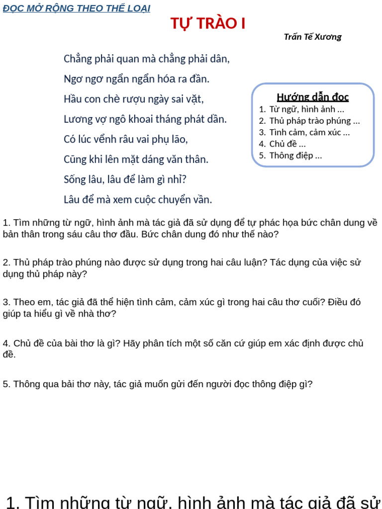 Tự trào là gì? Gallery 1