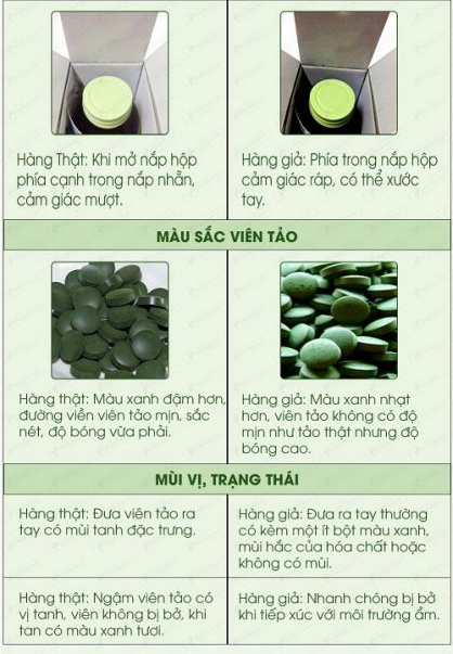 Phân biệt tảo xoắn thật giả - Hướng dẫn nhận biết tảo xoắn chất lượng Gallery 1