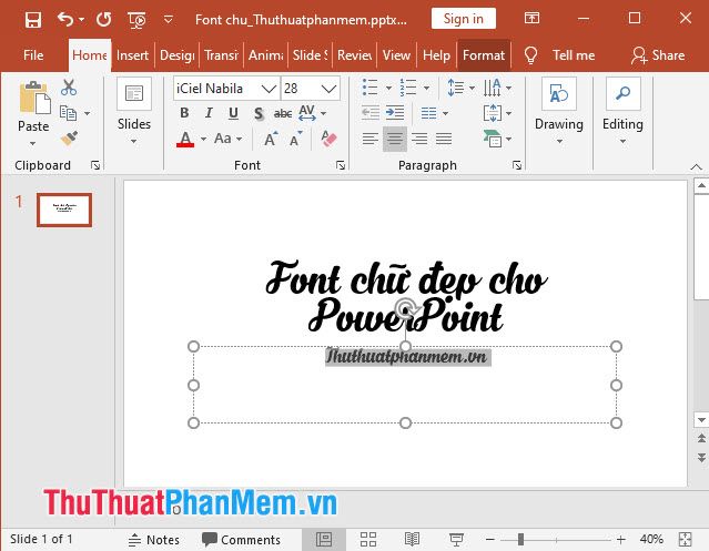 Các Kiểu Chữ Đẹp Trong Powerpoint Gallery 1