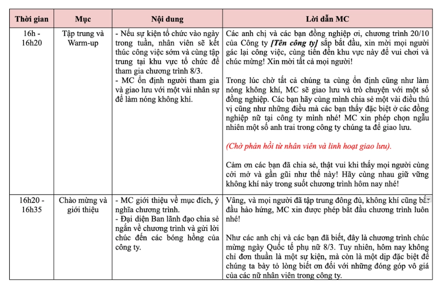 Cách Tổ Chức Chương Trình 8/3 ấn tượng và ý nghĩa Gallery 2