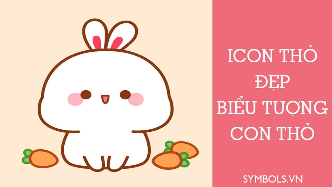 Icon Con Thỏ Bằng Kí Tự