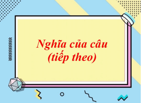 Nghĩa của câu lớp 11 Gallery 1