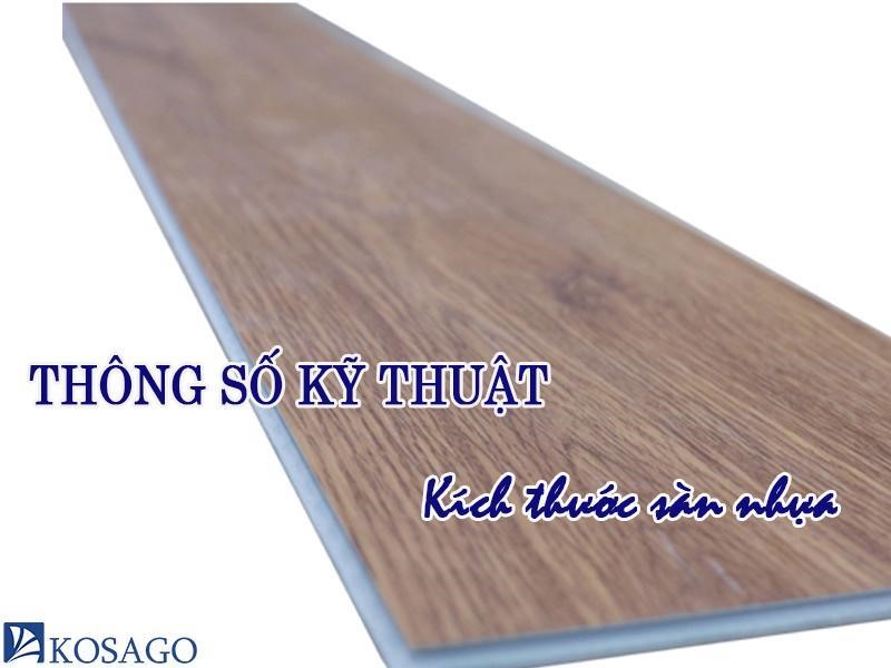 Kích thước sàn nhựa giả gỗ Gallery 1