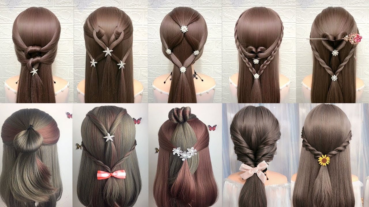 Các Kiểu Buộc Tóc Dài Thẳng Đơn Giản Mà Sang Trọng