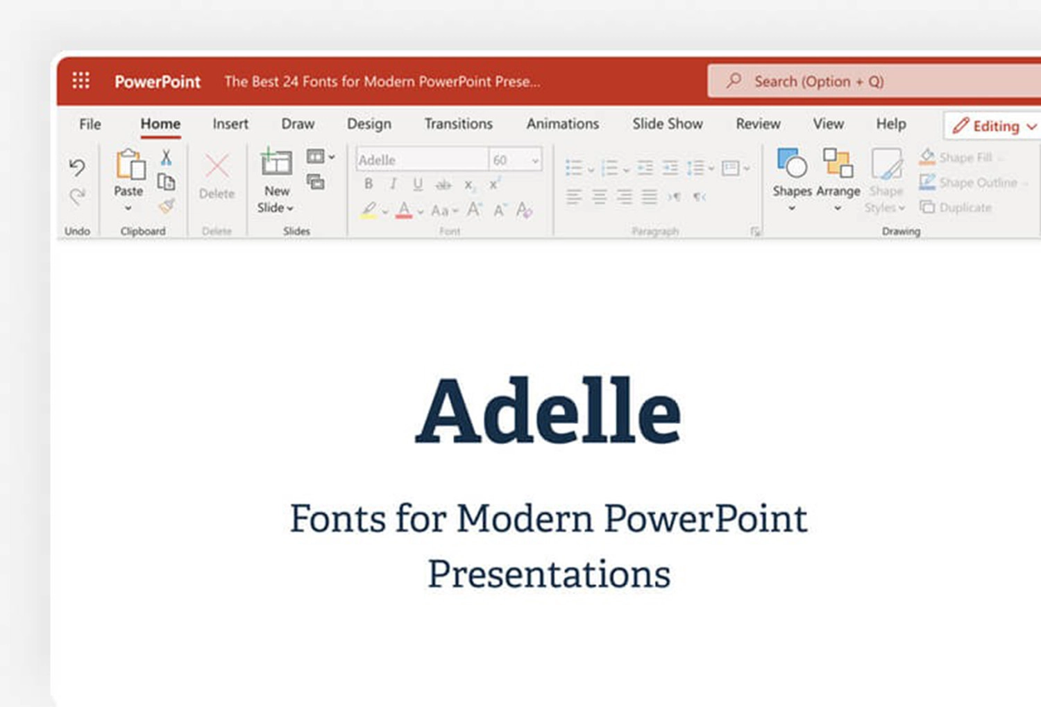Các Kiểu Chữ Đẹp Trong Powerpoint