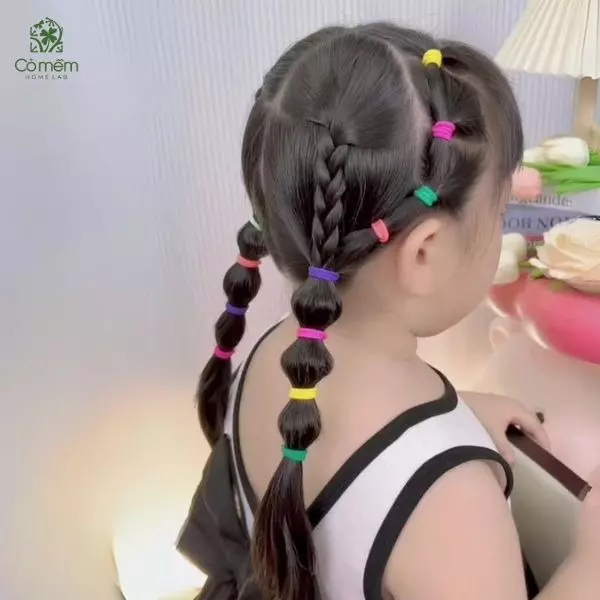 Các Kiểu Cột Tóc Đẹp Cho Bé Gái Gallery 1