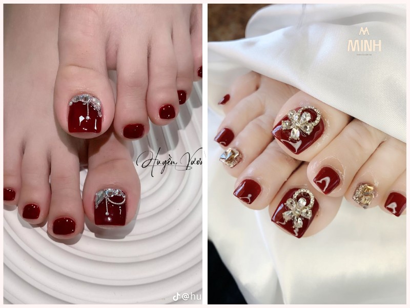 Móng Chân Đỏ Đẹp: Hướng Dẫn Chọn Màu & Kiểu Dáng Thu Hút Gallery 2