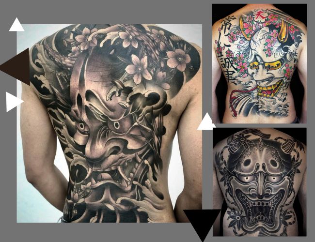 Xăm mặt quỷ kín lưng Gallery 2