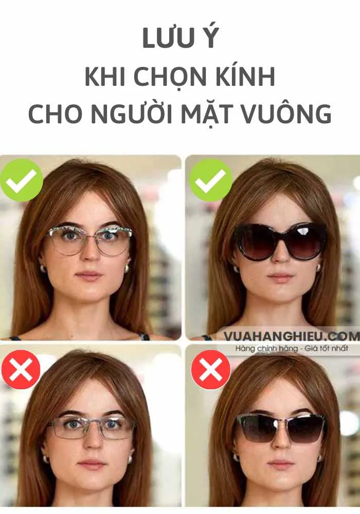 Mặt Vuông Chữ Điền Đeo Kính Gì? Gallery 1