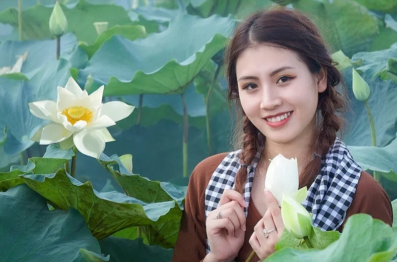 Kiểu tóc phù hợp khi mặc áo bà ba Gallery 1