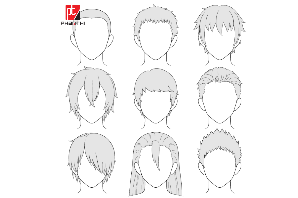 Cách Tỉa Tóc Vẽ Gallery 2