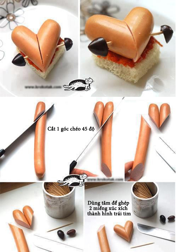 Cách Cắt Xúc Xích Đẹp Gallery 1
