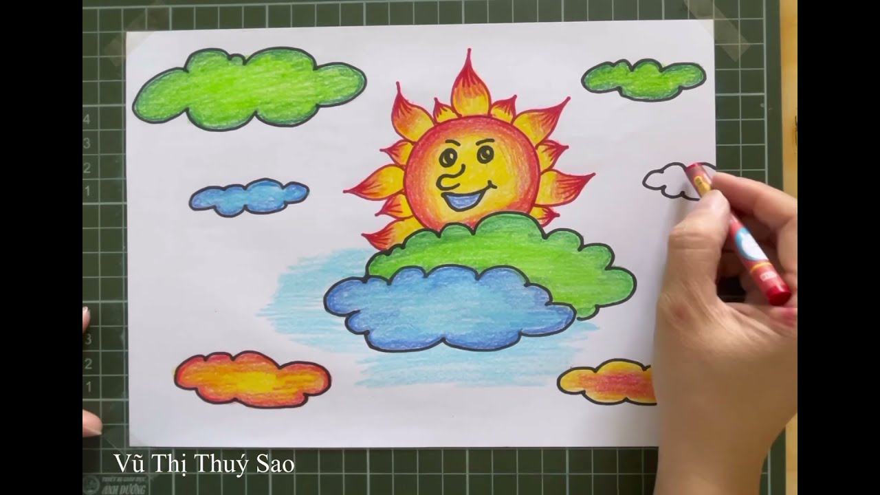 Cách Vẽ Mặt Trời Đẹp Nhất Gallery 2