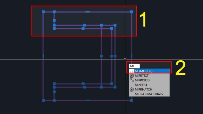 Lệnh Vẽ Đối Xứng Trong CAD Gallery 1