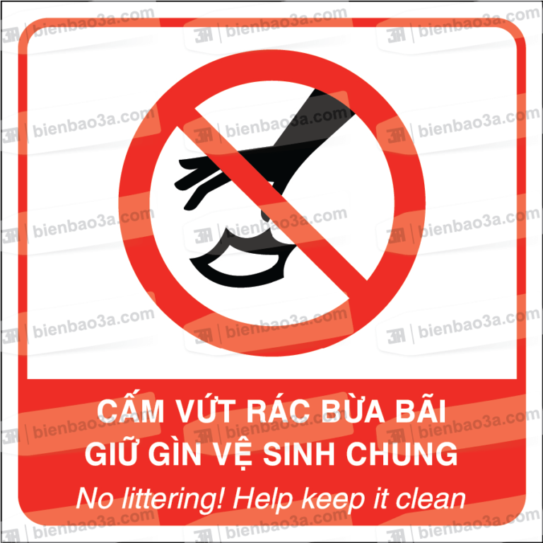 Bảng Cấm Đổ Rác Gallery 1