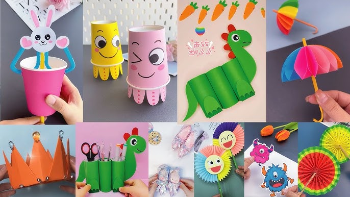 Hướng dẫn làm đồ chơi bằng giấy đơn giản và thú vị Gallery 1