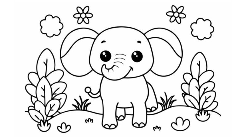 Hình Động Vật Tô Màu: Thế Giới Động Vật Sống Động Qua Bút Màu Của Bé Gallery 2