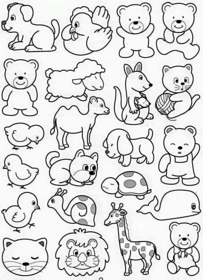Hình Vẽ Cho Bé Tô Màu Con Vật Gallery 2