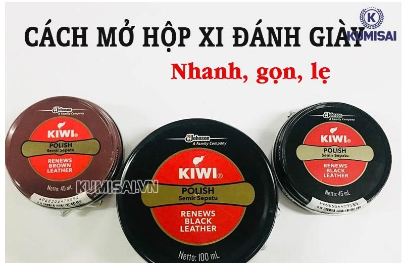 Cách Mở Hộp Xi Đánh Giày Gallery 1