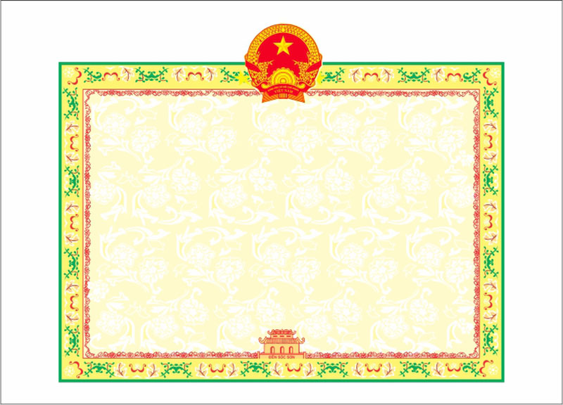 Khung Viền Giấy Khen Đẹp, Chuyên Nghiệp Gallery 1
