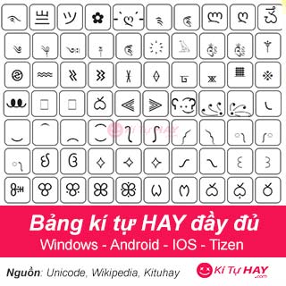 Những Kí Hiệu Đẹp: Tổng Hợp Kí Tự Đặc Biệt, Trang Trí Độc Đáo Gallery 1