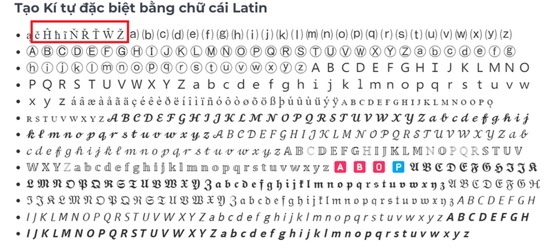 Kí tự thu nhỏ là gì? Hướng dẫn sử dụng chi tiết Gallery 1