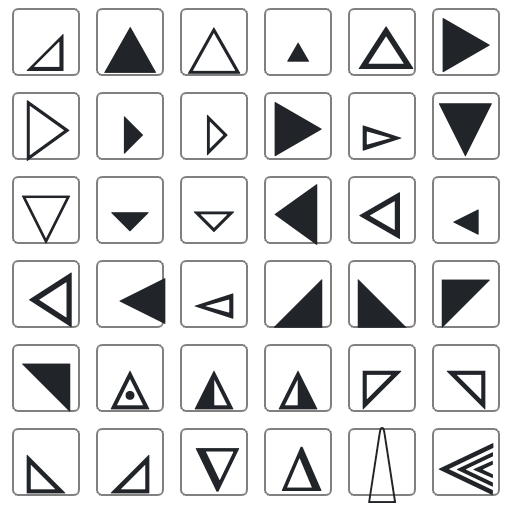 Ký tự Tam Giác: Ý nghĩa, cách sử dụng và mã Unicode Gallery 1