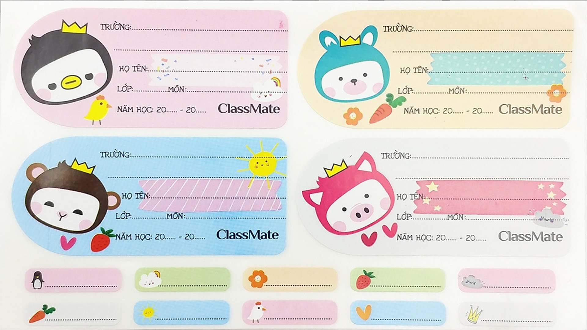 Mẫu Nhãn Vở Cute: Tổng Hợp Những Mẫu Nhãn Vở Dễ Thương Nhất Gallery 1
