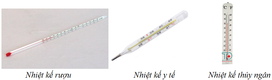 Các loại nhiệt kế lớp 6