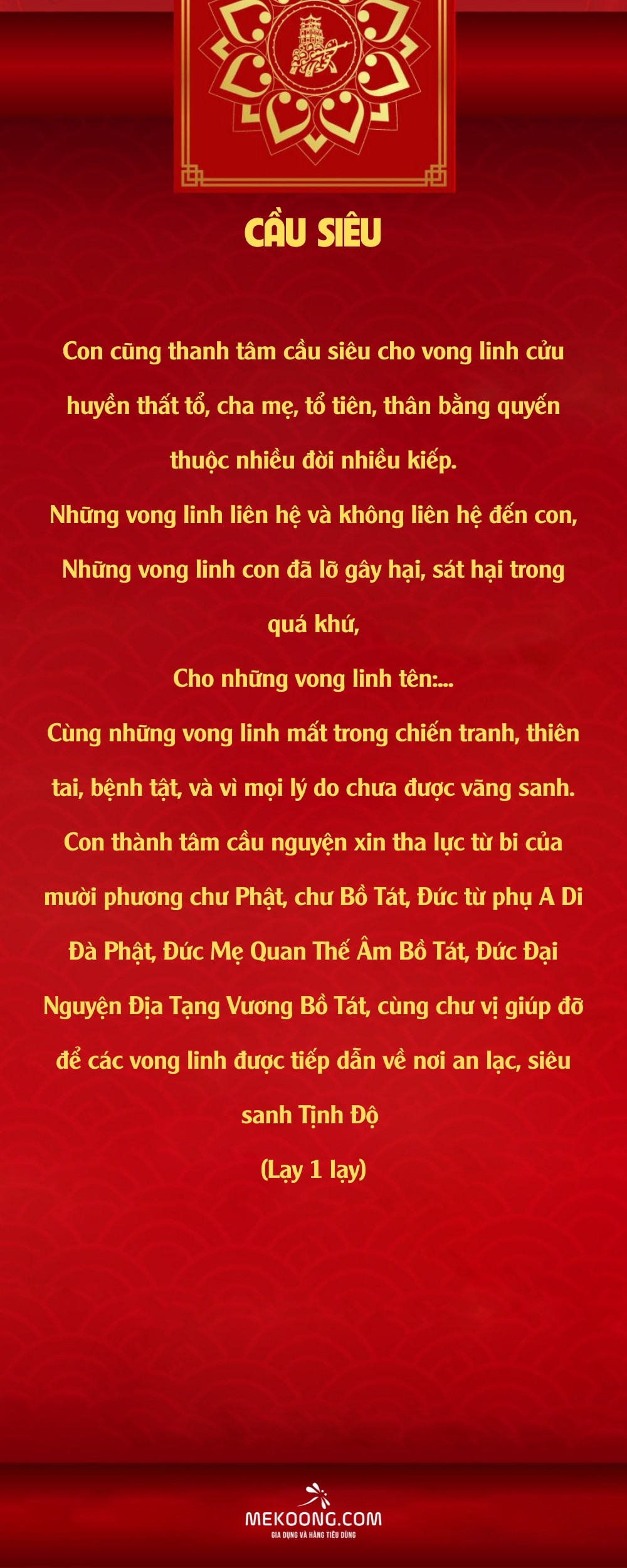 Văn Khấn Cầu Siêu Cho Người Cõi Âm Gallery 1