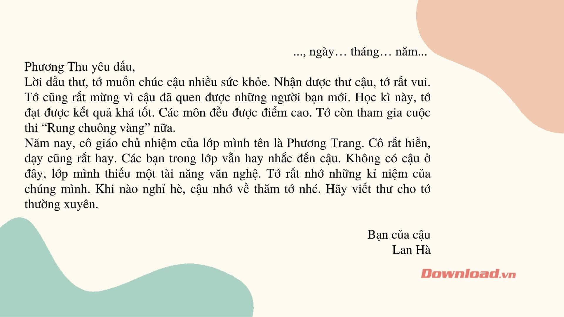 Văn Mẫu Viết Thư: Hướng Dẫn Viết Thư Chuẩn & Hiệu Quả Gallery 1