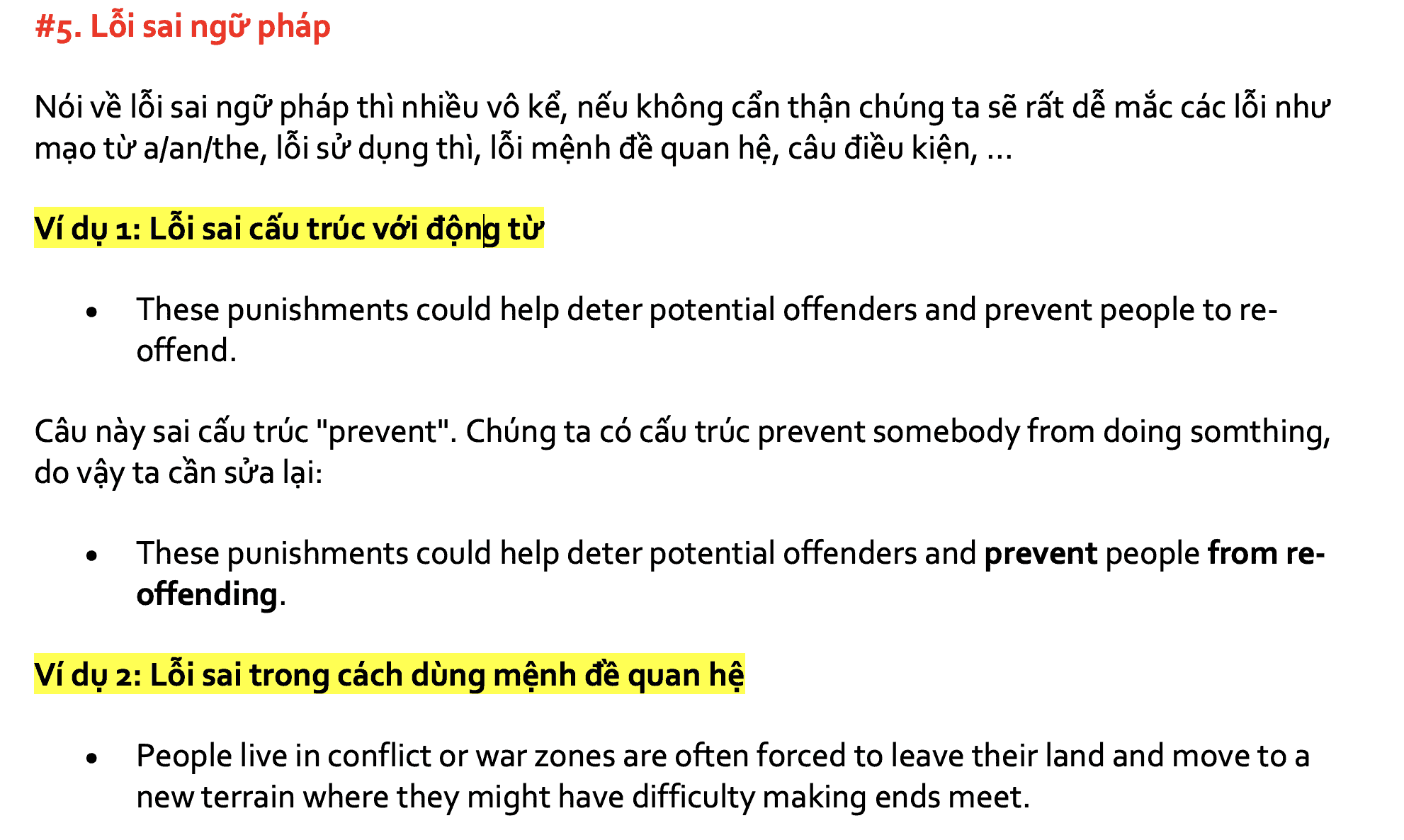 Lỗi Dùng Từ Thường Gặp Và Cách Khắc Phục Gallery 1
