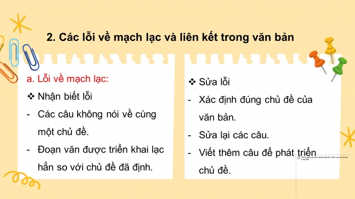 Thực hành tiếng Việt: Nhận diện và khắc phục lỗi mạch lạc liên kết trong đoạn văn Gallery 1