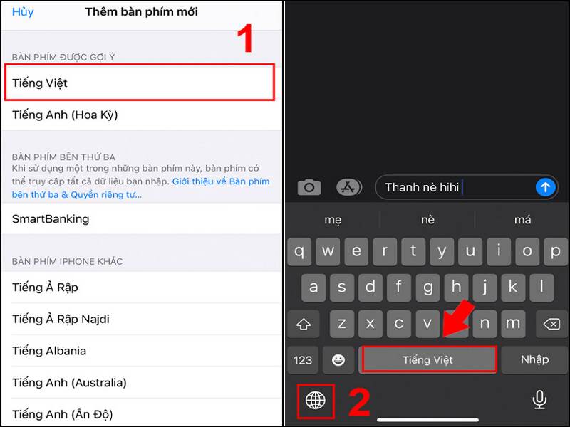 Bàn Phím iPhone Tiếng Việt: Hướng Dẫn Sử Dụng & Cài Đặt Gallery 2