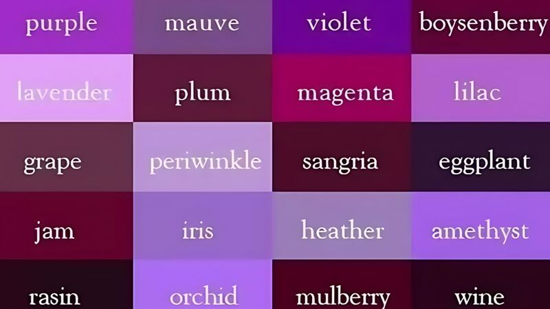Cách Pha Màu Tím Violet Gallery 2