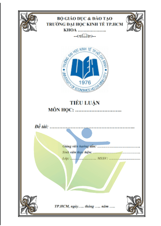 Mẫu Bìa Tiểu Luận File Word: Hướng Dẫn Chi Tiết & Tải Xuống Miễn Phí Gallery 1