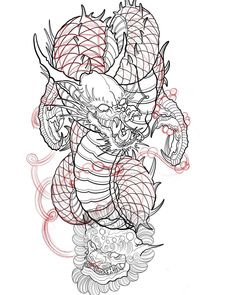 Hình Xăm Rồng Rắn Lên Mây Gallery 2