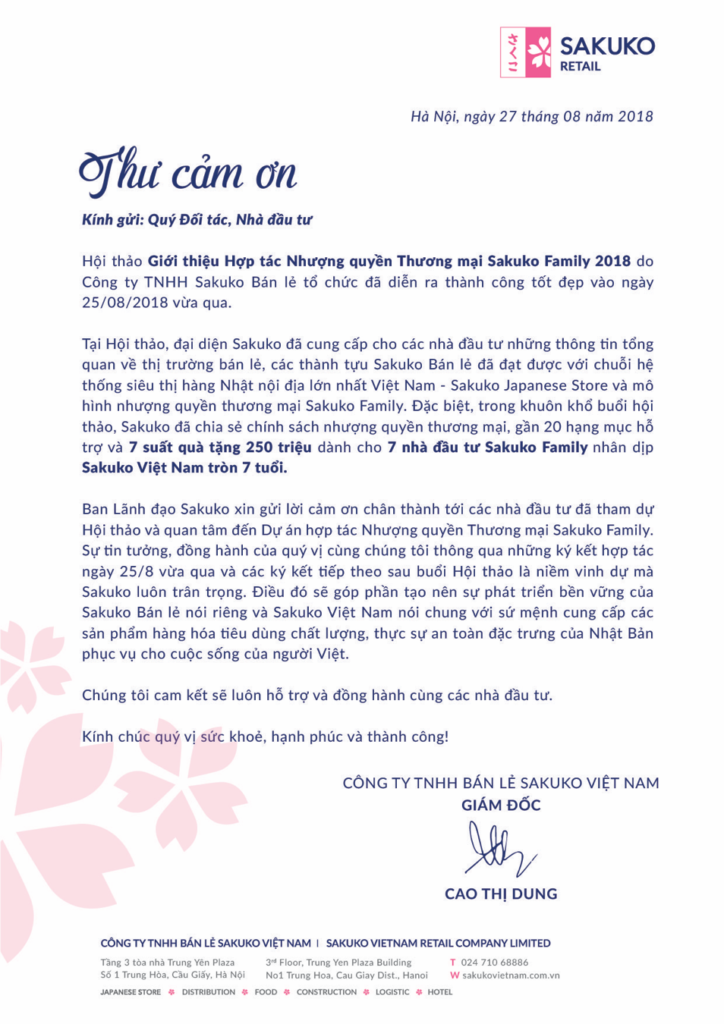 Mẫu viết lời cảm ơn chân thành và ý nghĩa Gallery 1