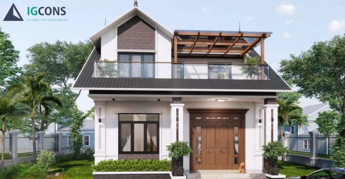 Mẫu Nhà 1 Tầng Rưỡi Có Sân Thượng Đẹp, Tiện Nghi Và Hiện Đại Gallery 2